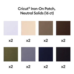 Iron-on Patch, Neutral Solids, 4 in x 6 in (16)