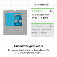 Cricut® Value Cardstock, Rainbow Sampler - 12 in x 12 in (75 ct)