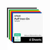 Cricut® Puff Iron-On, Classics Sampler - 12 in x 12 in (6 ct)