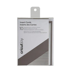 Cricut Joy™ Insert Cards, Gray/Silver Brush 4.25" x 5.5"