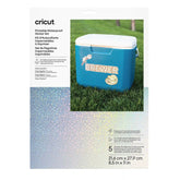 Printable Waterproof Holographic Sticker Set - US Letter (5 ct)