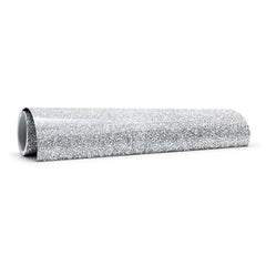Smart Iron-On, Glitter, Silver 5 ft