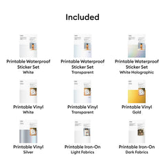 Cricut® Printable Materials Bundle