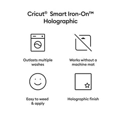 Smart Iron-On™ Holographic (25 in x 12 ft)