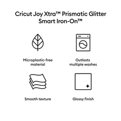 Cricut Joy Xtra™ Prismatic Glitter Smart Iron-On™ (19 in)