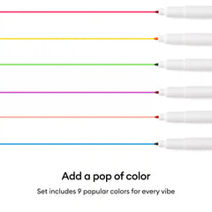Cricut® Watercolor Marker & Brush Set (9 ct) + Adapter