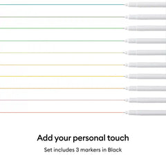 Cricut® Permanent Markers 1.0 mm, Black (3 ct) + Adapter