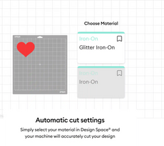 Glitter Iron-On, Black