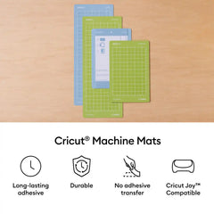 Cricut Joy™ Machine Mat Variety Pack - 4.5 in x 12 in (5 ct)