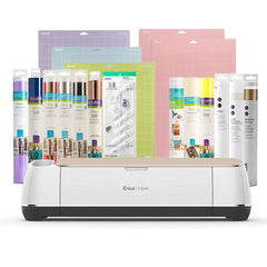 Certified Refurbished Cricut Maker® + Essentials Bundle, Champagne