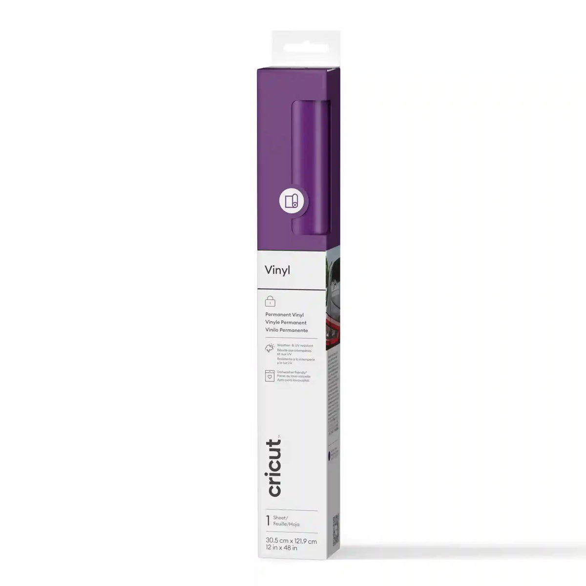 Cricut® Matte Vinyl – Permanent (4 ft)