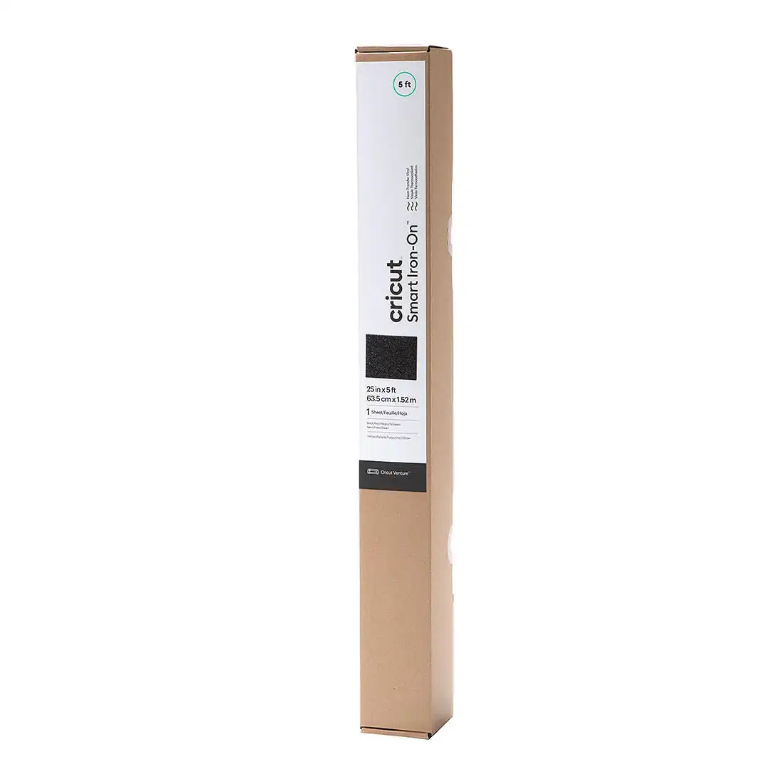 Smart Iron-On, Glitter, Black 5 ft