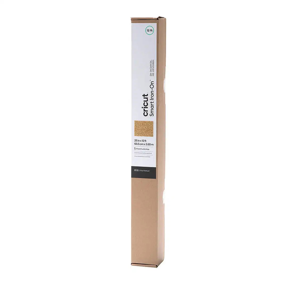 Smart Iron-On, Glitter, Gold 12 ft