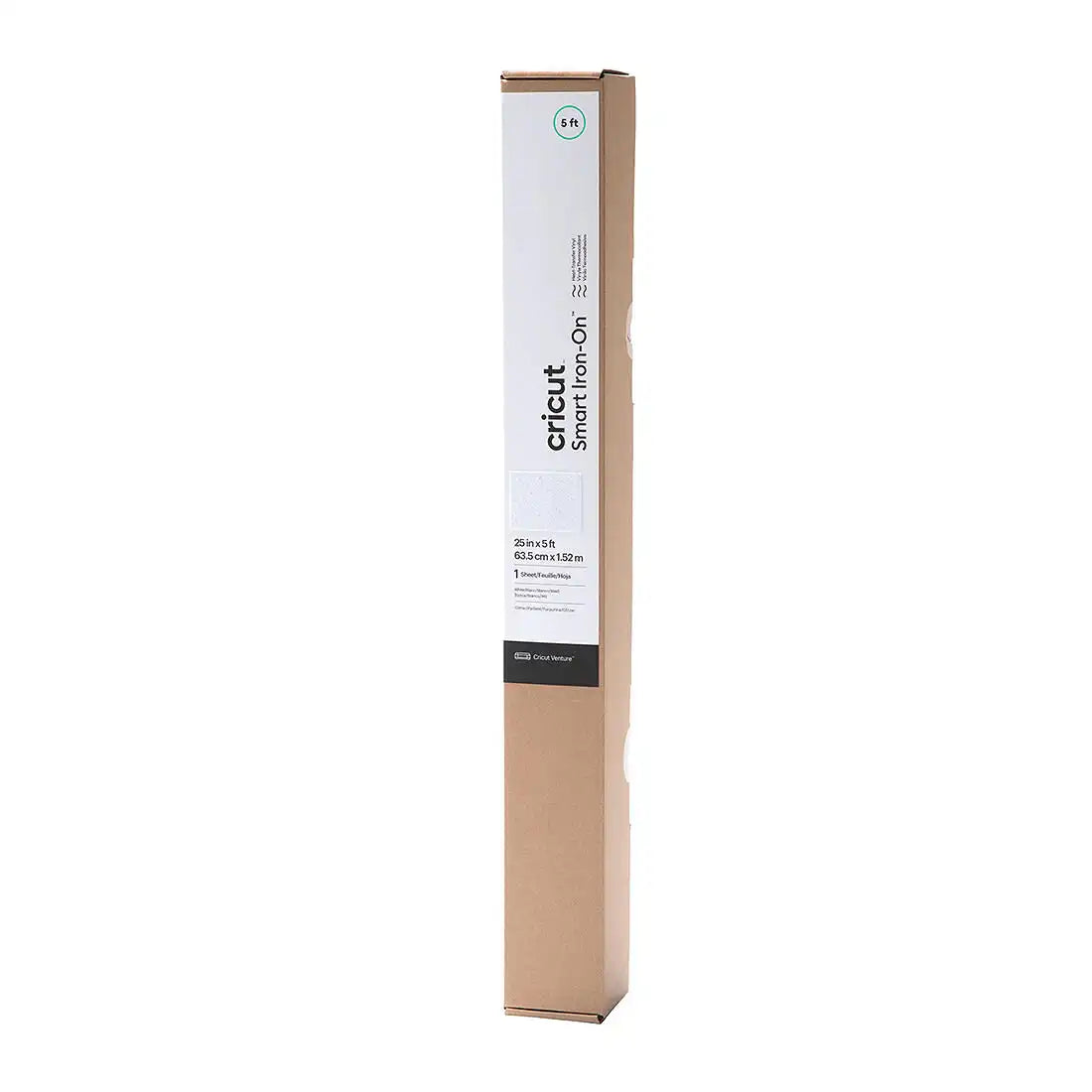 Smart Iron-On, Glitter, White 5 ft