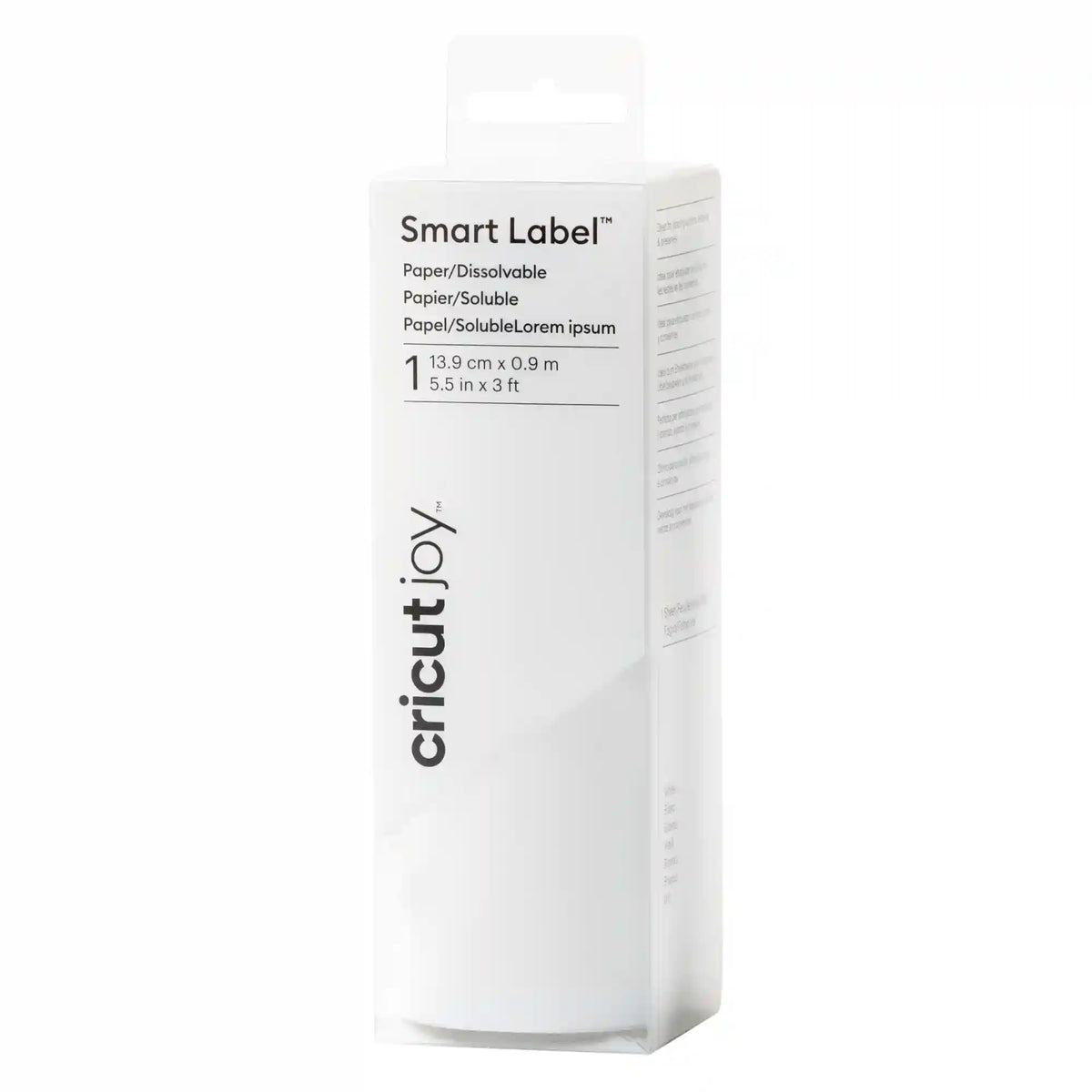Cricut Joy™ Smart Label™ Paper – Dissolvable, White