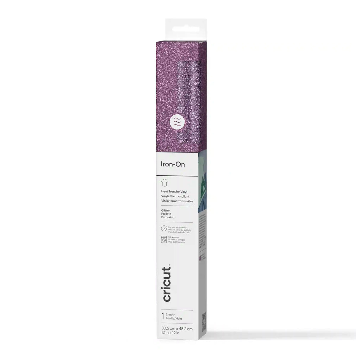 Glitter Iron-On, Lavender