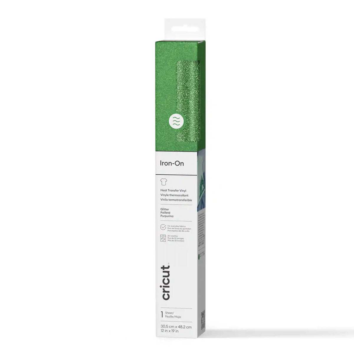 Glitter Iron-On, Green