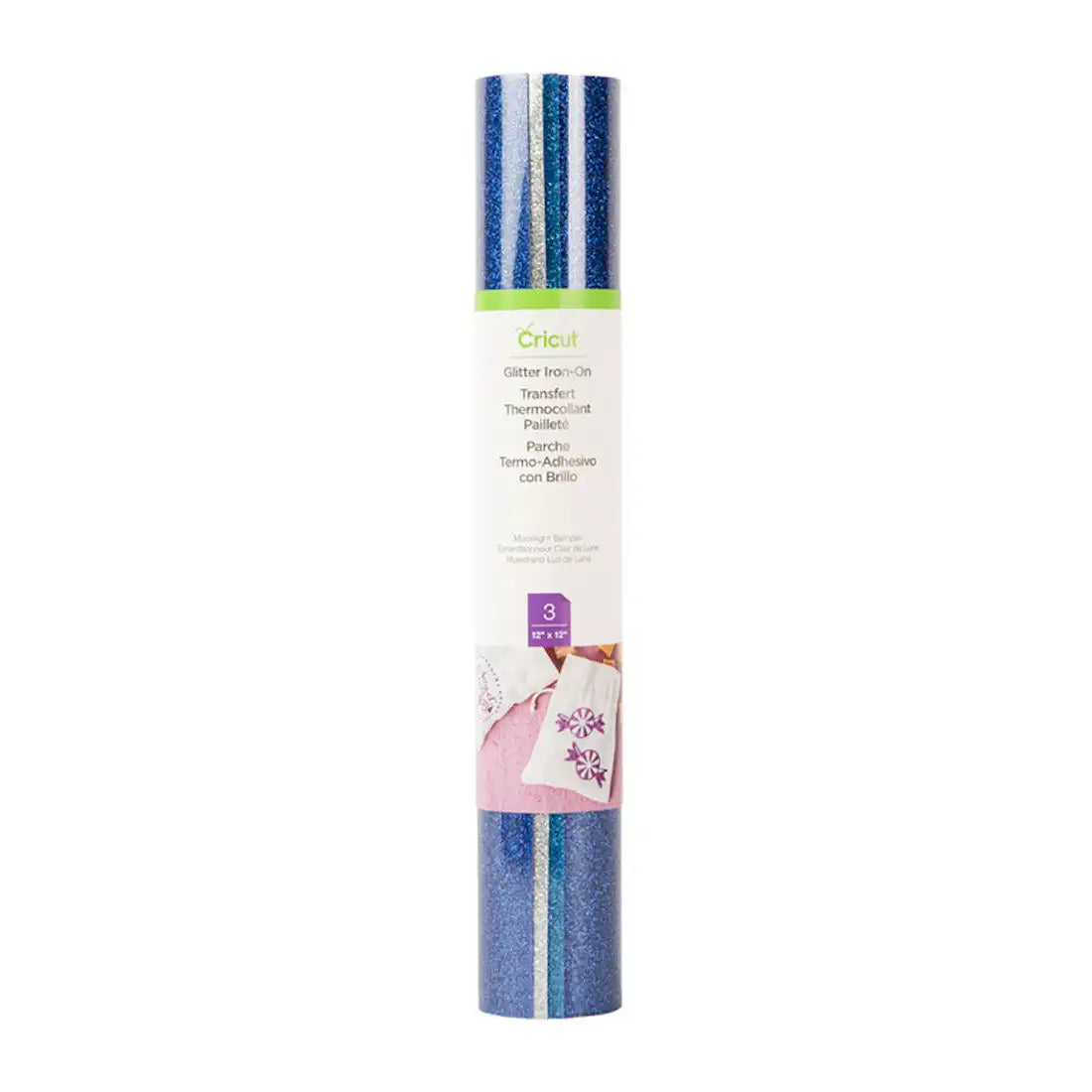 Glitter Iron-On Sampler, Moonlight