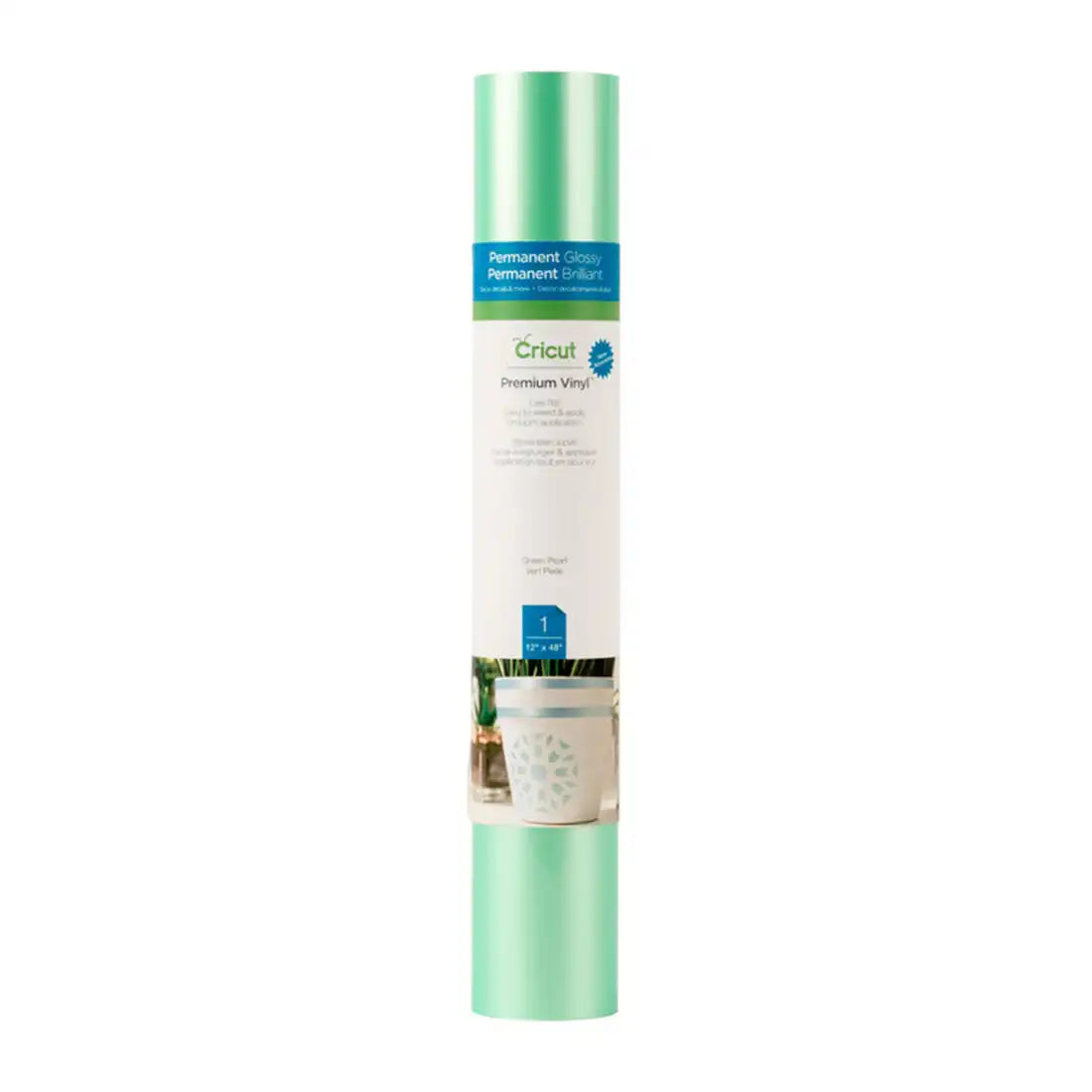 Premium Vinyl Pearl Pastel - Permanent, Glossy Green
