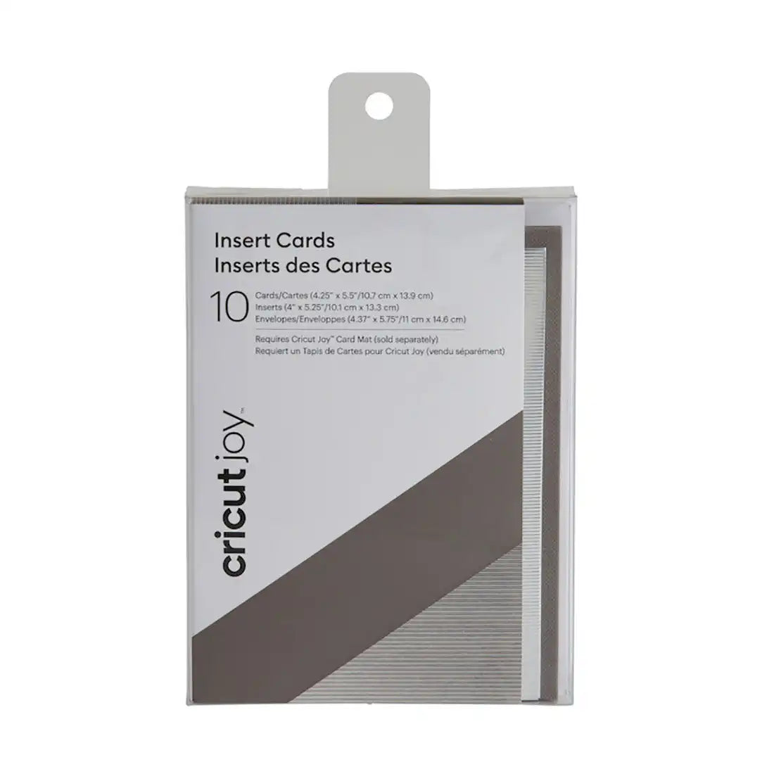 Cricut Joy™ Insert Cards, Gray/Silver Brush 4.25" x 5.5"