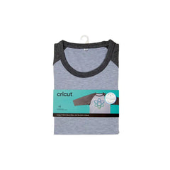 Unisex Adult T-Shirt Blank, Raglan in Dark/Light Heathered Gray