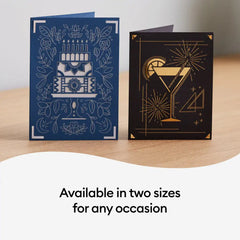 Cricut Joy™ Foil Transfer Insert Cards, Blue Lagoon Sampler - A2