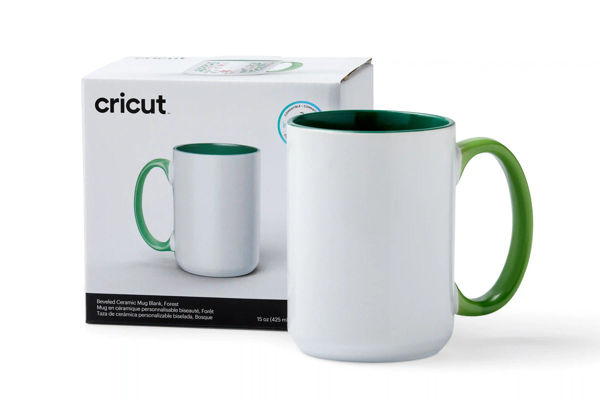 Beveled Ceramic Mug Blank - 15 oz/425 ml (1 ct)
