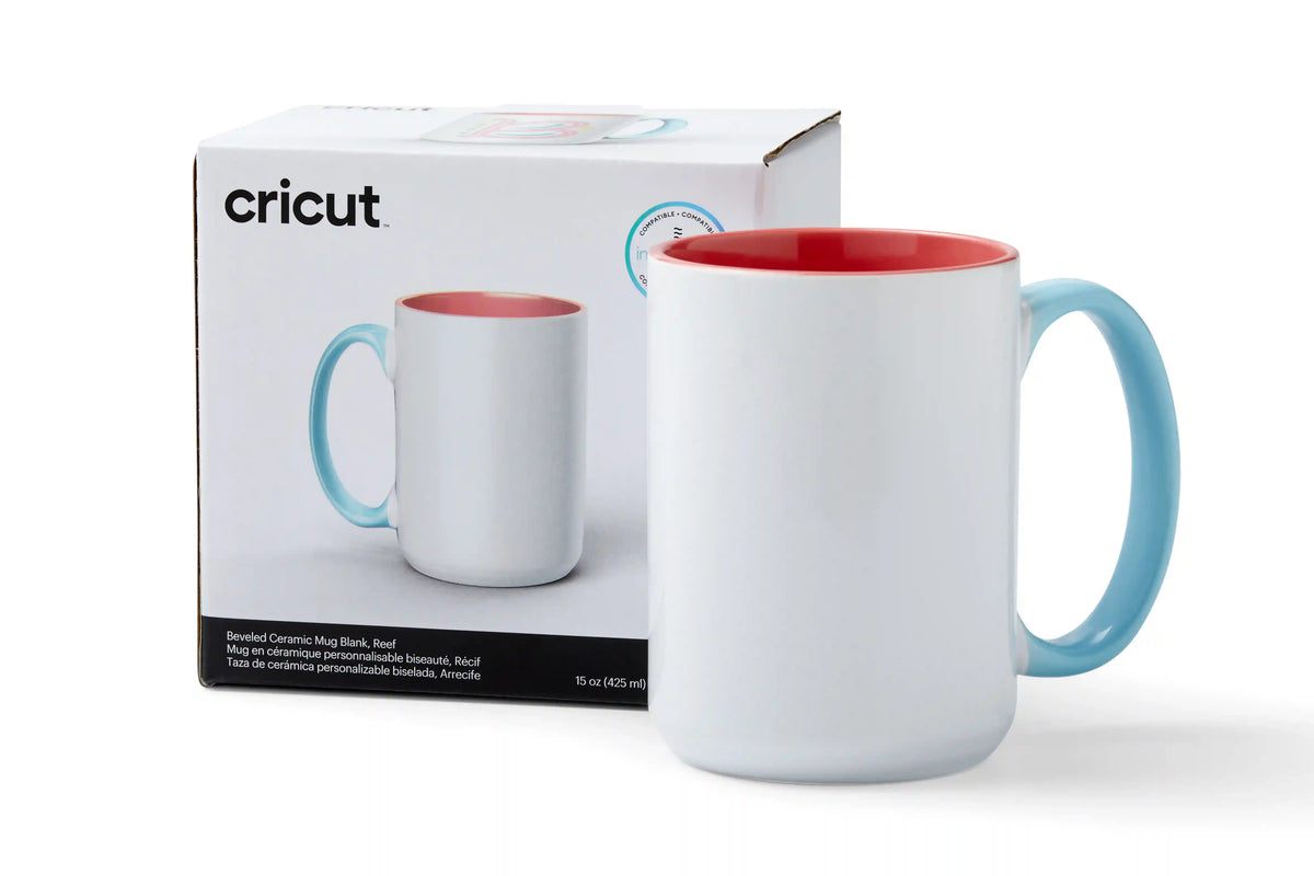 Beveled Ceramic Mug Blank - 15 oz/425 ml (1 ct)