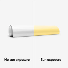 UV-Activated, Color-Changing Iron-On,  White - Yellow