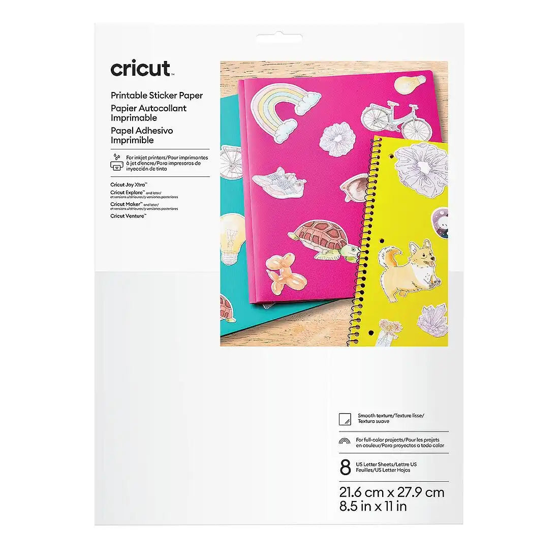 Printable Sticker Paper - US Letter (8 ct)