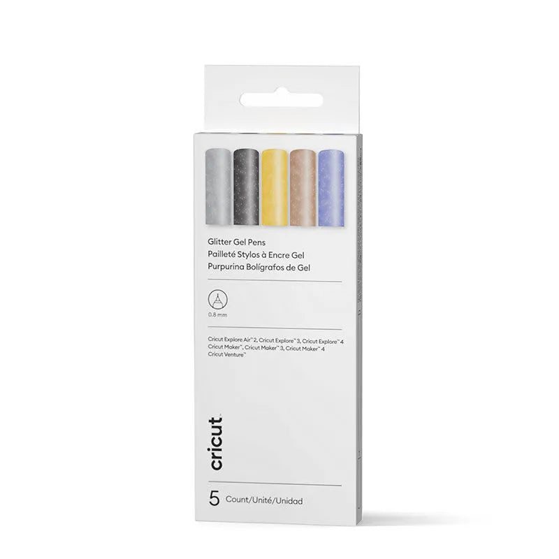 Glitter Gel Pen Set, Basics (5 ct.)