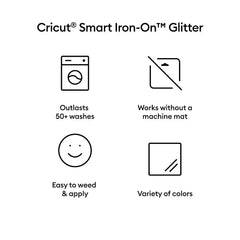Smart Iron-On, Glitter, Gold 12 ft