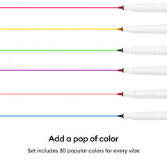 Cricut® Infusible Ink™ Markers 1.0mm, Watercolor Splash Sampler (3 ct) + Adapter