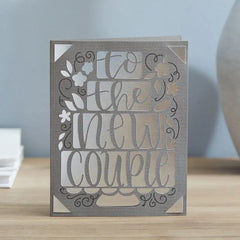 Cricut Joy™ Insert Cards, Gray/Silver Brush 4.25" x 5.5"