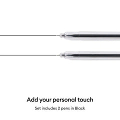 Cricut® Fine Point Pens 0.4 mm, Black (2 ct) + Adapter