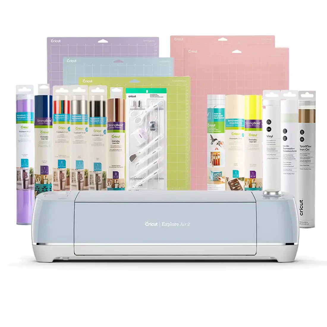 Certified Refurbished Cricut Explore Air® 2 + Essentials Bundle + Cricut Access™ Subscription